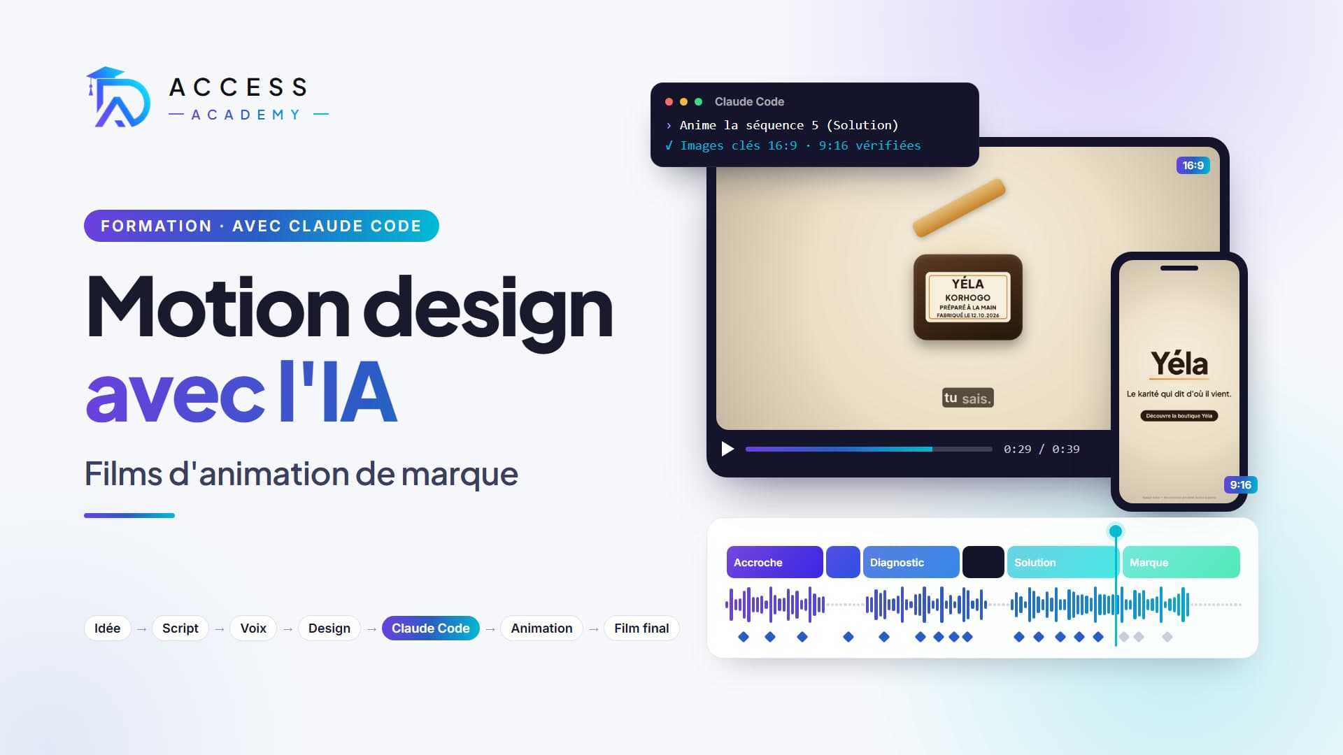Motion Lab Bootcamp — formation en création de motion design avec l'intelligence artificielle
